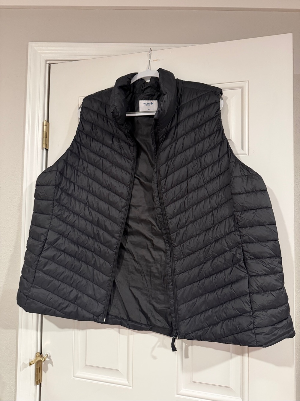 Old Navy Black Quilted Packable Women's Vest